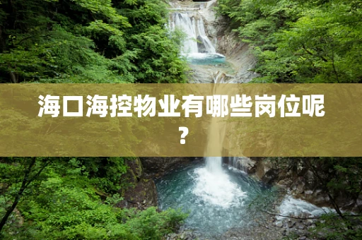 海口海控物业有哪些岗位呢？