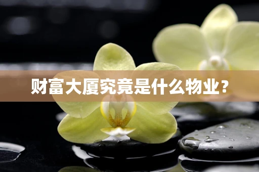 财富大厦究竟是什么物业？