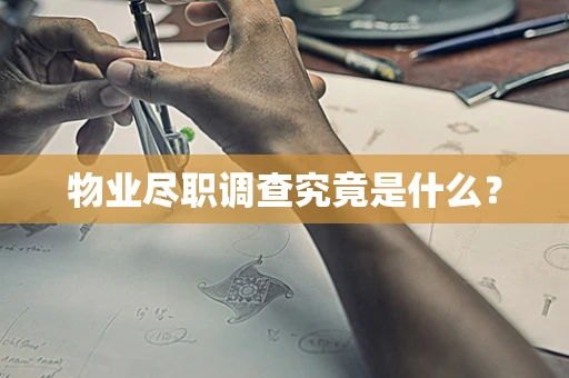 物业尽职调查究竟是什么？