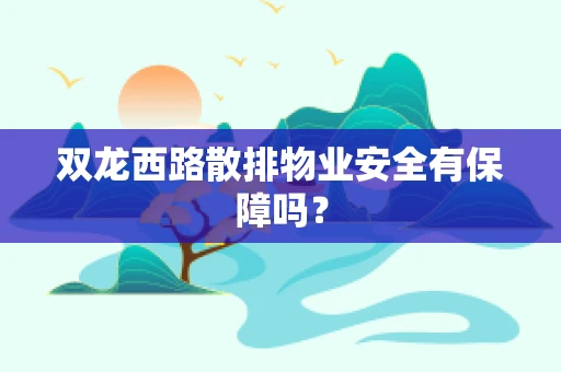 双龙西路散排物业安全有保障吗？