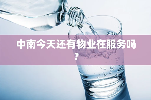中南今天还有物业在服务吗？