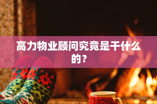 高力物业顾问究竟是干什么的？