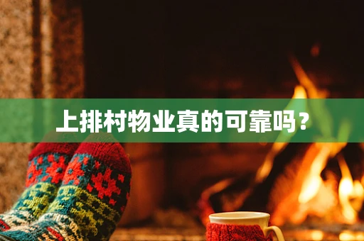 上排村物业真的可靠吗？