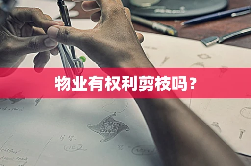 物业有权利剪枝吗？