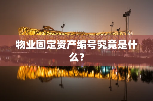 物业固定资产编号究竟是什么？