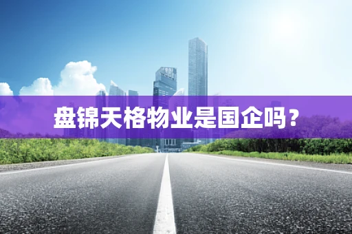 盘锦天格物业是国企吗？