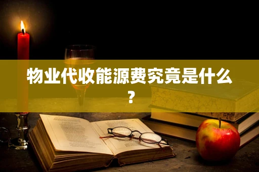 物业代收能源费究竟是什么？