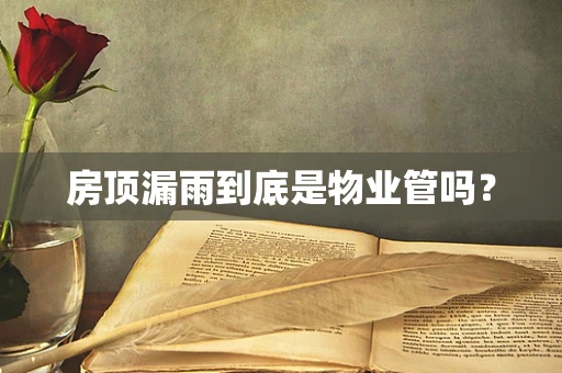 房顶漏雨到底是物业管吗？