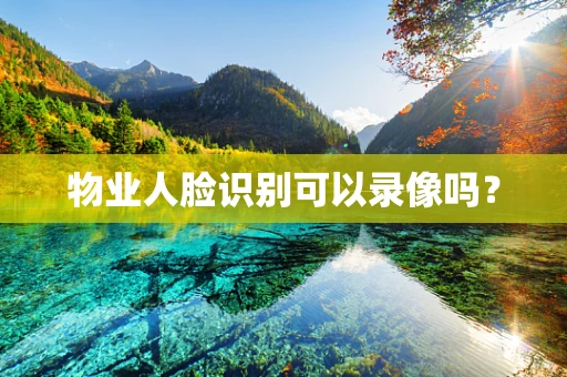 物业人脸识别可以录像吗？