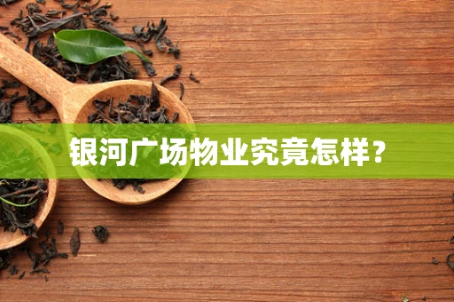 银河广场物业究竟怎样？