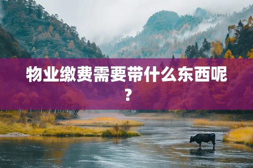 物业缴费需要带什么东西呢？