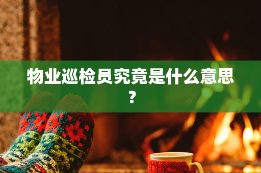 物业巡检员究竟是什么意思？