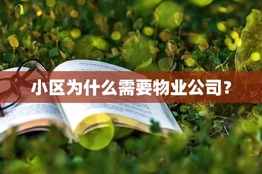 小区为什么需要物业公司？