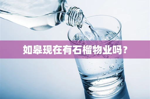 如皋现在有石榴物业吗？