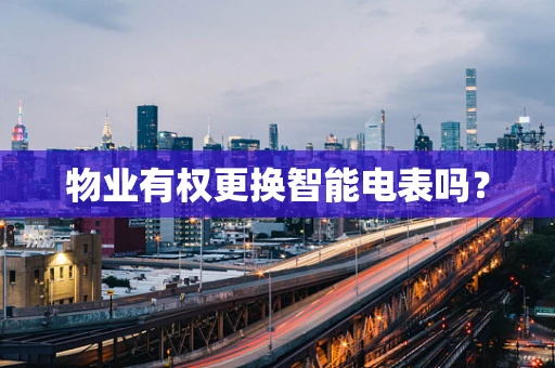 物业有权更换智能电表吗？