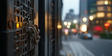 物业锁闭通道违法吗？