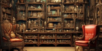 现在物业中的摆设究竟叫什么？