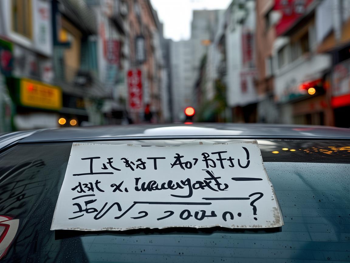 物业在车上写字犯法吗？