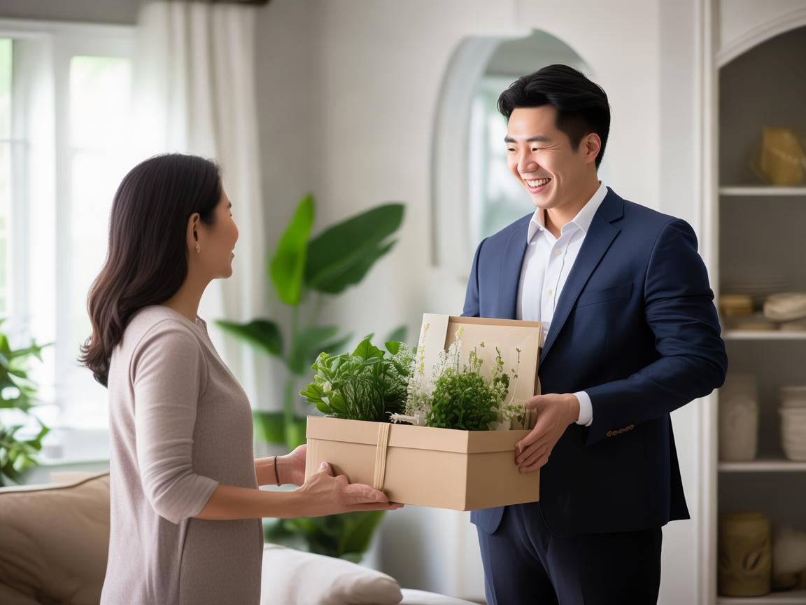 业主收房，物业送什么东西合适呢？